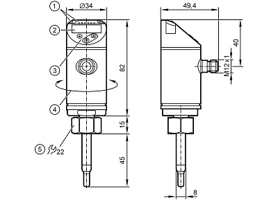 Датчик расхода SA5020 IFM, фото 2