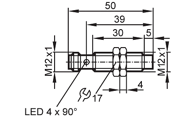 Индуктивный датчик IFS205 IFM, фото 2