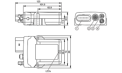 Ethernet LTE/GNSS модем CR3171 IFM, фото 2