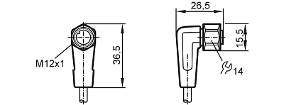 Соединительный кабель с гнездовым разъемом EVT004 IFM, фото 2