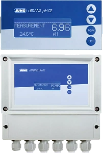 Компактный многоканальный передатчик и контроллер JUMO dTRANS pH 02