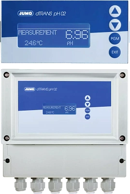 Компактный многоканальный передатчик и контроллер JUMO dTRANS pH 02