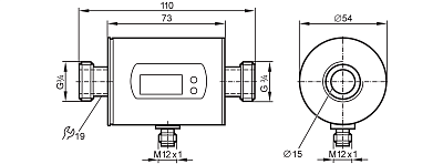 Магнитно-индуктивный расходомер SM7004 IFM, фото 2