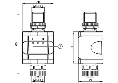 Преобразователь IO-Link DP1223 IFM, фото 2