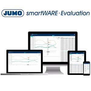 ПО для анализа и визуализации измерительных данных, записанных JUMO variTRON smartWARE Evaluation JUMO 701840
