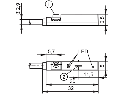 Датчик положения цилиндра с интерфейсом IO-Link MK5909 IFM, фото 2