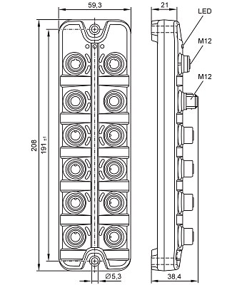 Модуль IO-Link с интерфейсом Profinet AL1403 IFM, фото 2