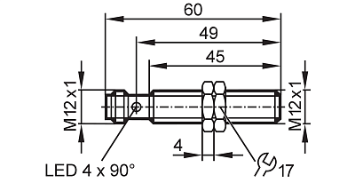 Индуктивный датчик безопасности GF762S IFM, фото 2