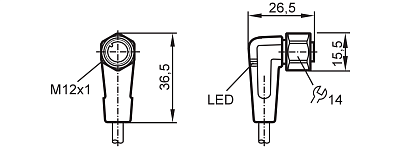 Соединительный кабель с гнездовым разъемом EVT008 IFM, фото 2