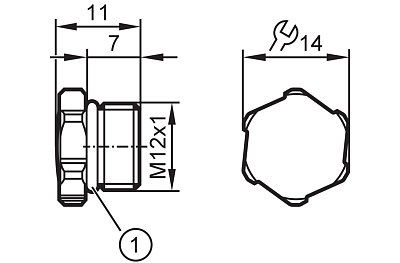 Защитный колпачок E12542 IFM, фото 2